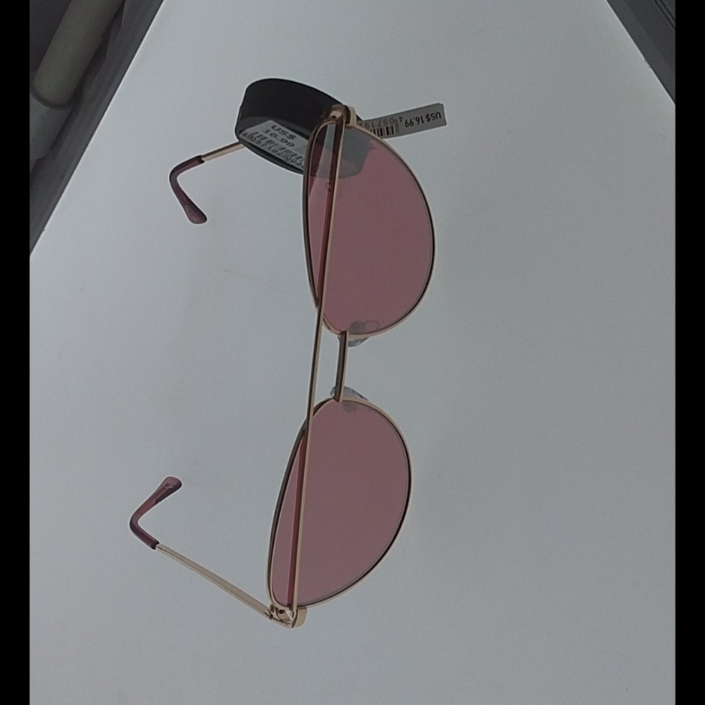 gold frame rose lens sunglasses 3 for 1 - Picture 4 of 7